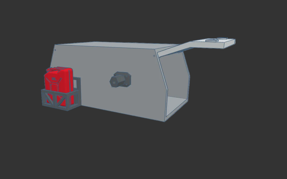 1/10 3D printed canopy option 2
