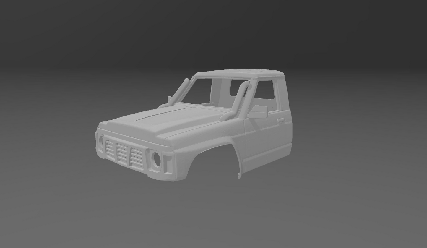 1/10 3D Printed GQ Space cab