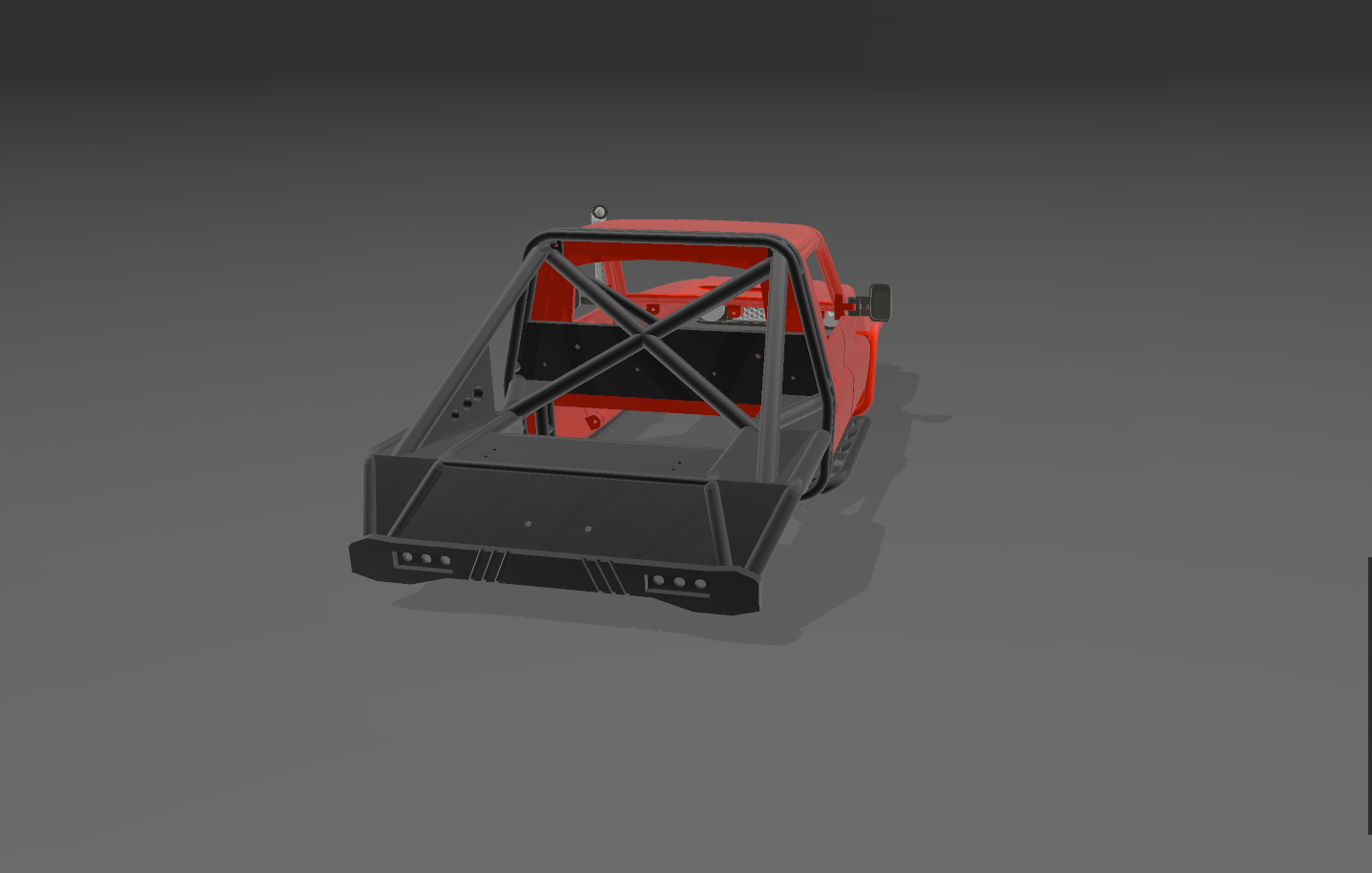 1/10 Landcruiser Winch truck body with tray