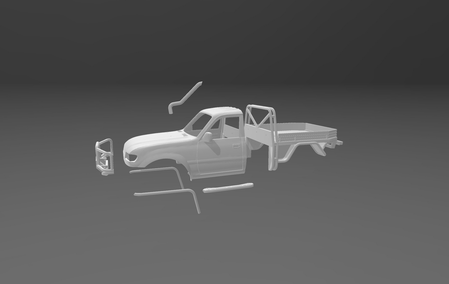 1/12 80 Series Ute chopped single cab