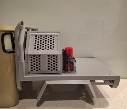 1/10 Single cab tray with exhaust stacks
