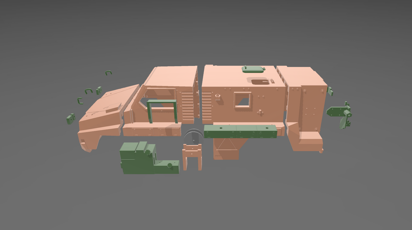 1/10 3D Printed aussie bushmaster