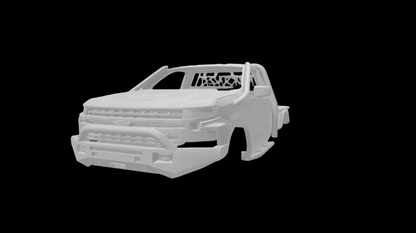 1/10 3D Printed Silverado single cab