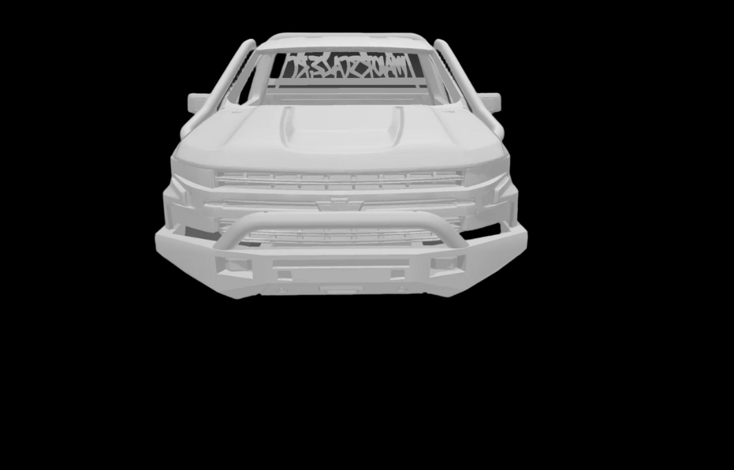 1/10 3D Printed Silverado single cab