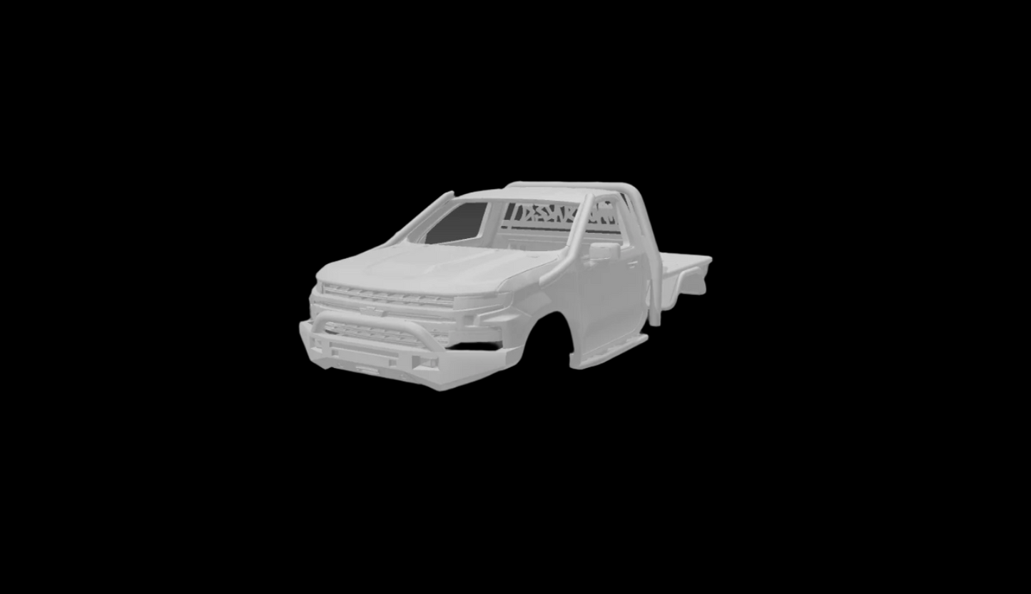 1/10 3D Printed Silverado single cab