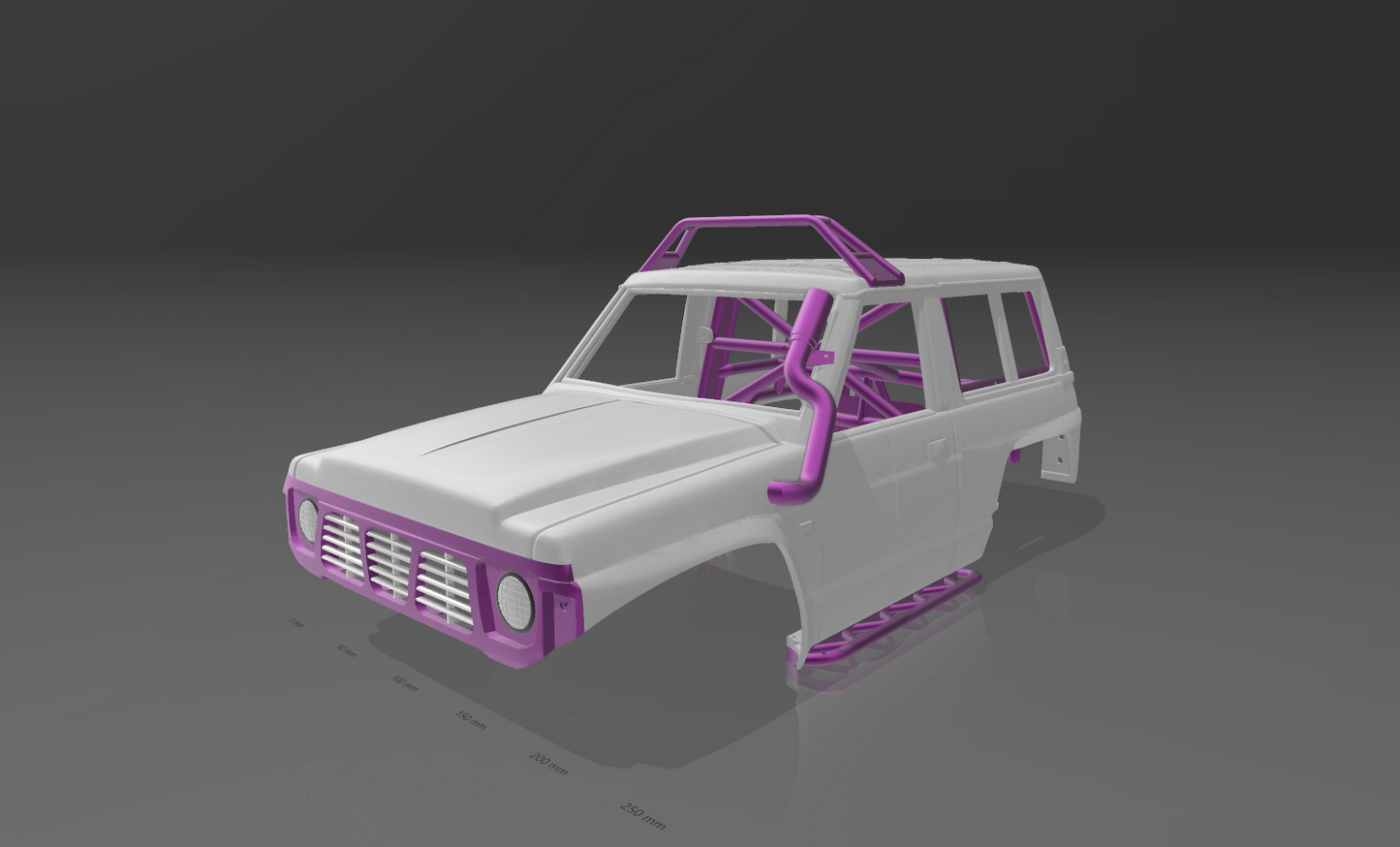 1/10 3D Printed GQ Mid Wheelbase