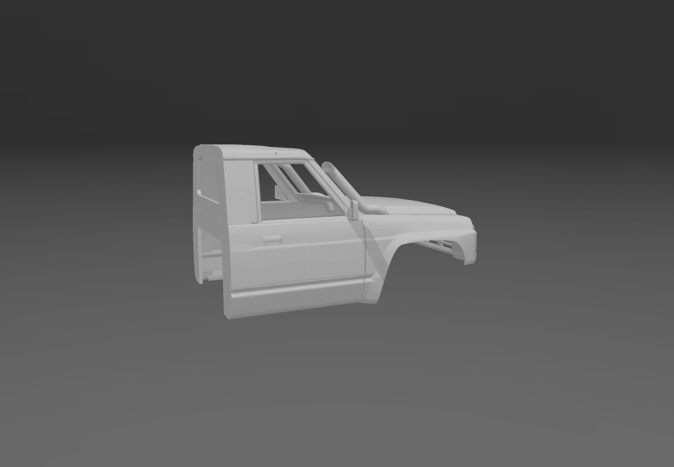 1/10 3D Printed GQ Space cab