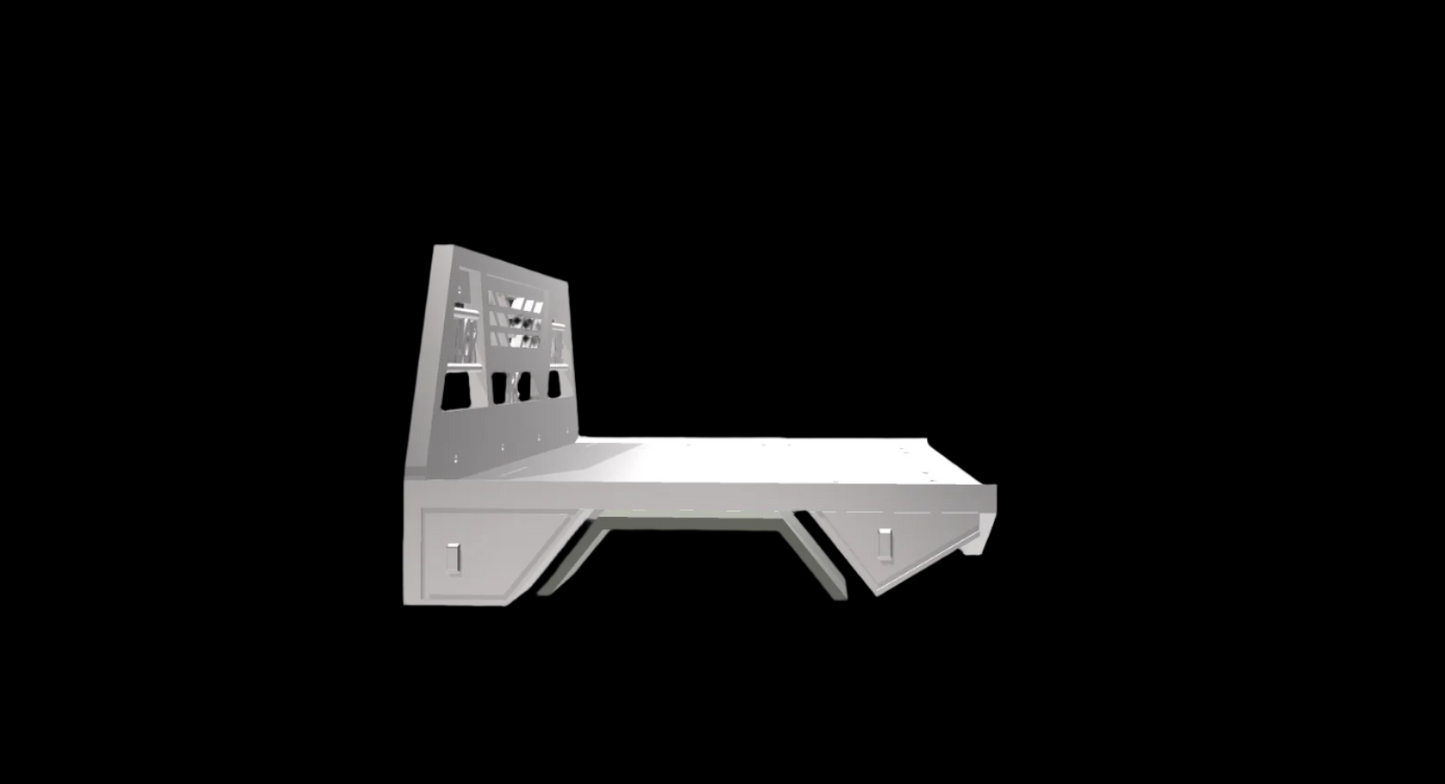 1/10 3D Printed Majorscale flatbed tray
