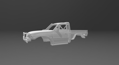 1/18 scaled 80 series chopped single cab
