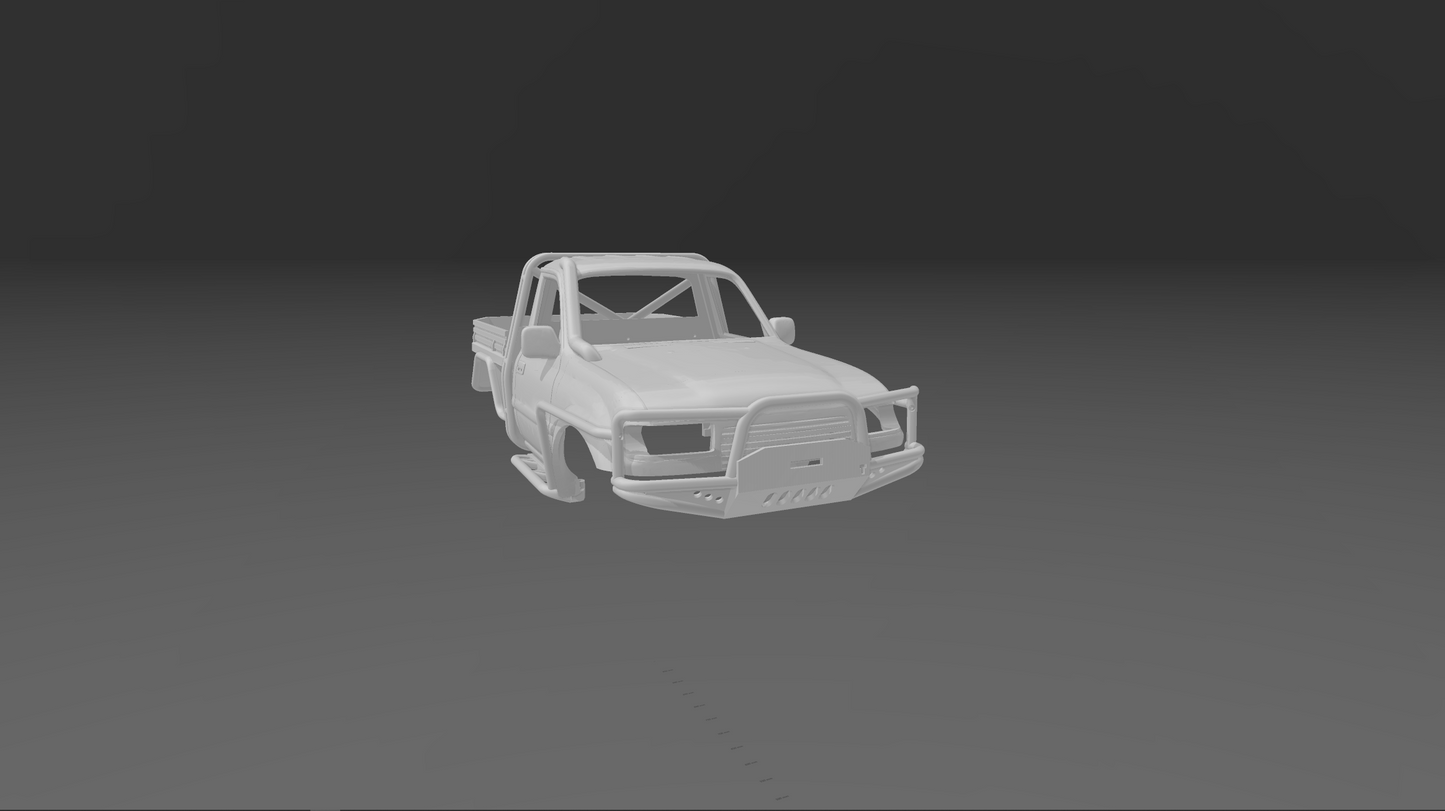 1/18 scaled 80 series chopped single cab