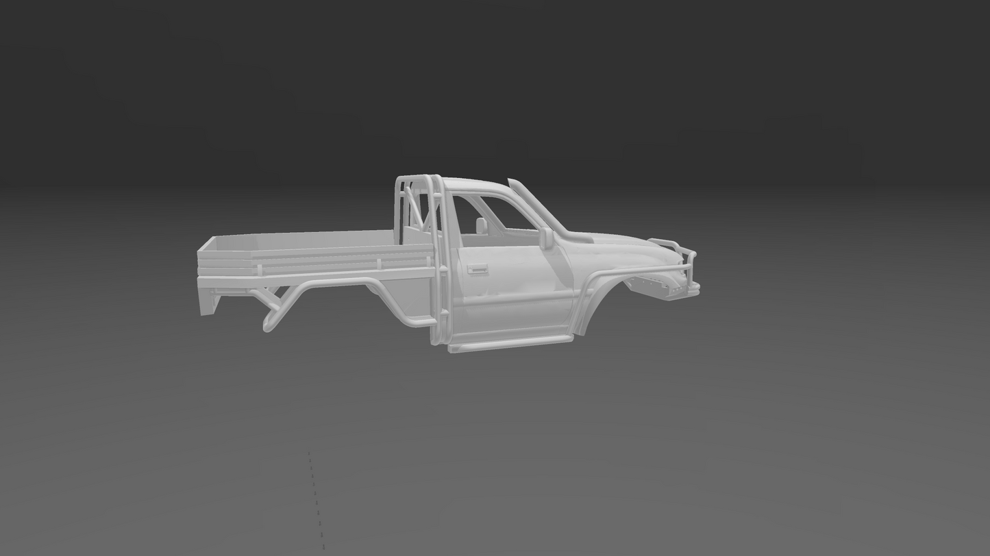 1/18 scaled 80 series chopped single cab