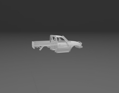1/18 scaled 80 series chopped single cab