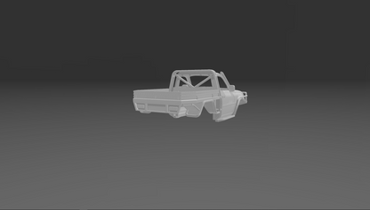 1/18 scaled 80 series chopped single cab