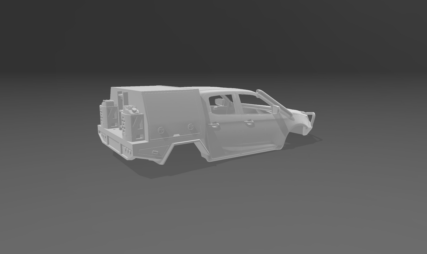 1/10 3D Printed late model Dmax