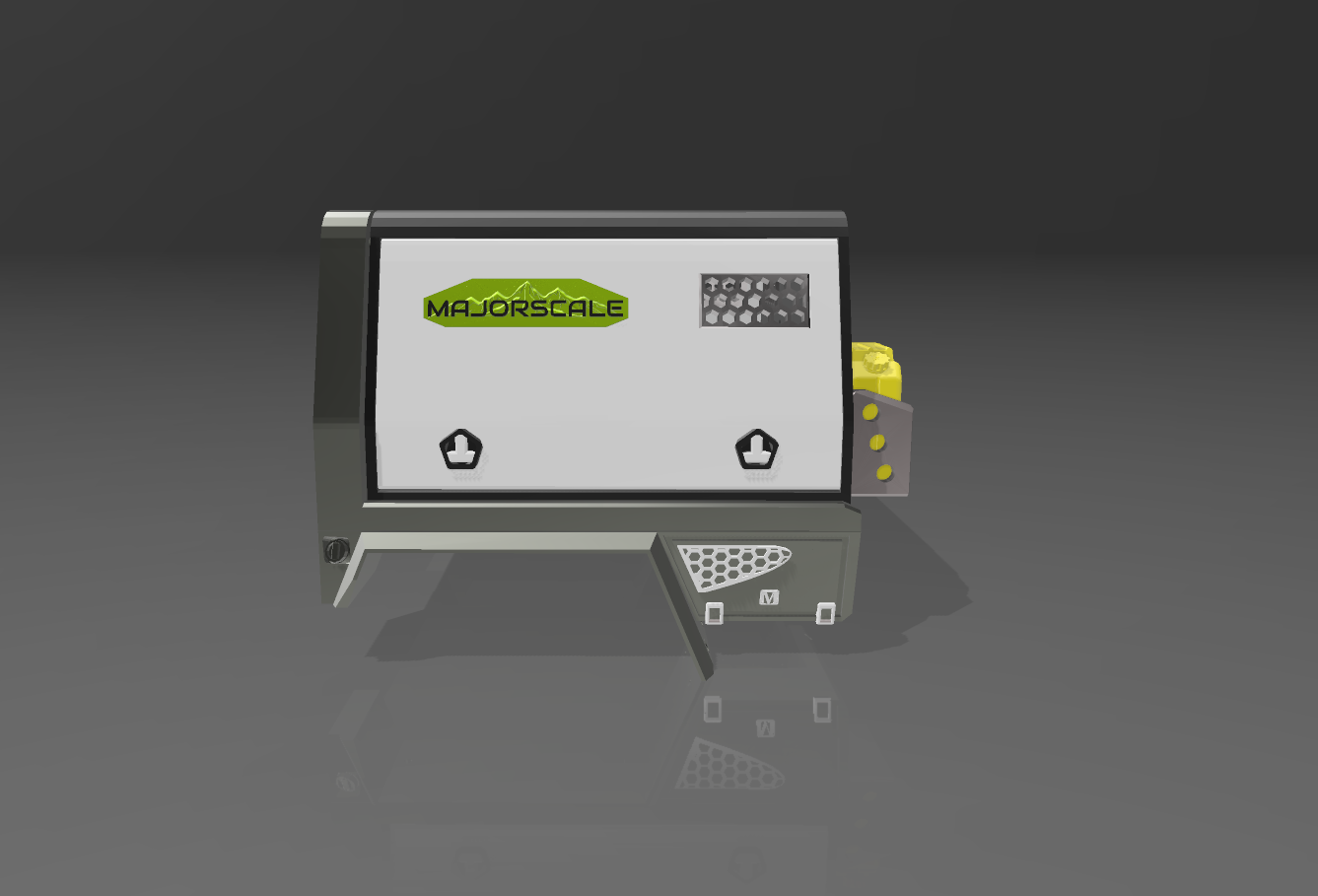 1/10 Variable size Dual-cab Tray with Canopy
