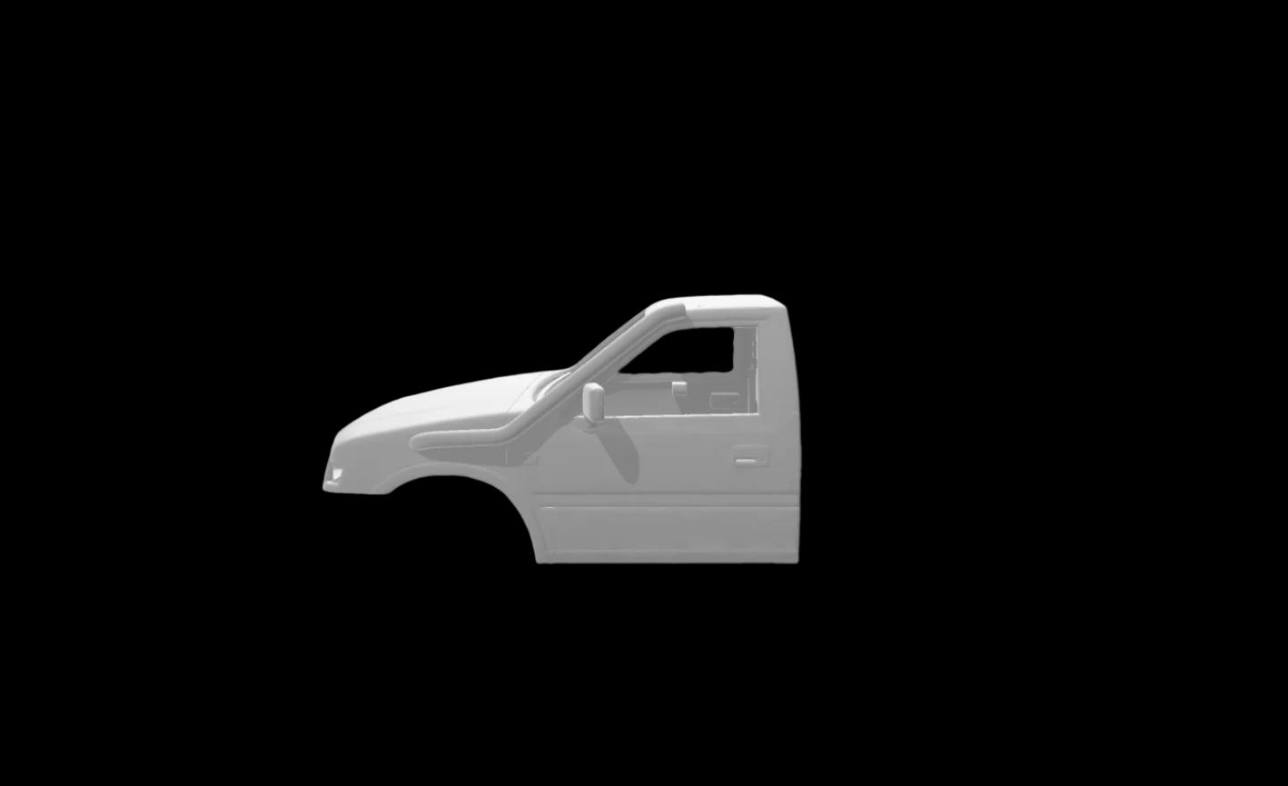 1/10 3D Printed rodeo single cab