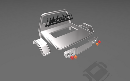 1/10 3D Printed tube style tray