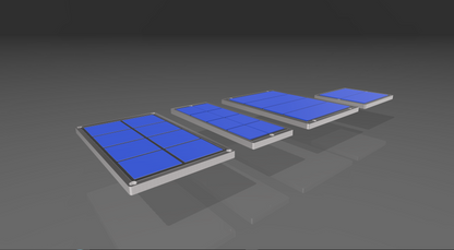 1/10 scale solar panel