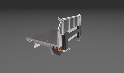 1/10 Single cab tray with exhaust stacks